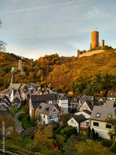 Monreal, one of the most beautiful towns in the Eifel, Germany photo