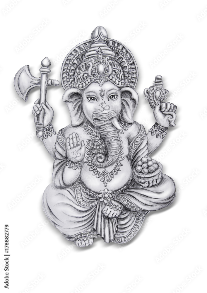 sketch of Ganesha
