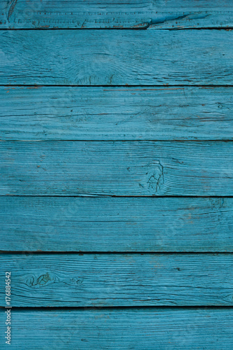 Blue wood texture for background. Wood planks