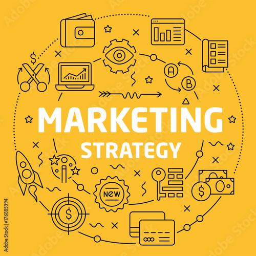 Linear illustration marketing strategy