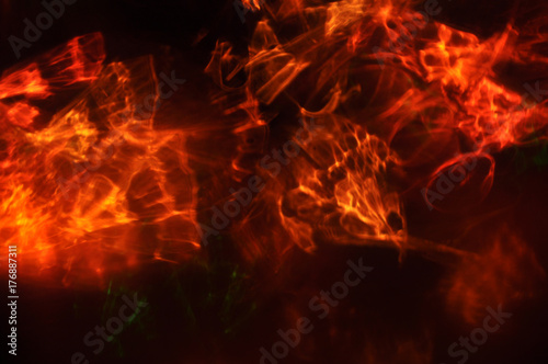 Abstract black and red orange dark marble background for graphic and web design