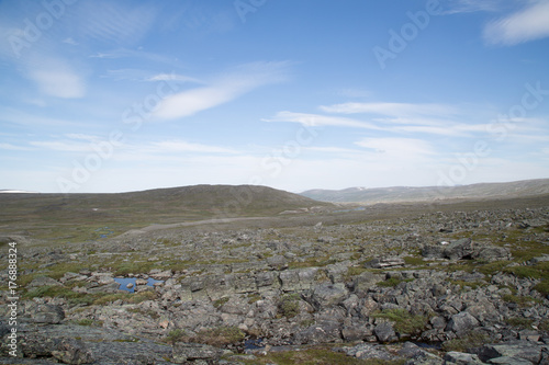 Landscape at the Nature Reserve Ráisduottarháldi, near Guolasjávri, Norway, summer    © nidafoto