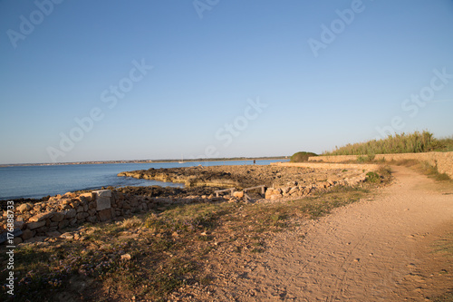 Sentiero alla costa, Riserva naturale orientata Oasi faunistica di Vendicari, primavera  photo