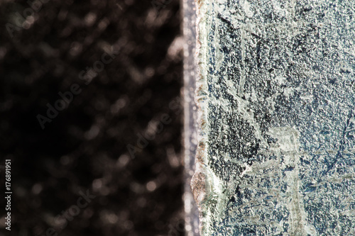 Macro metal background with copy writing space