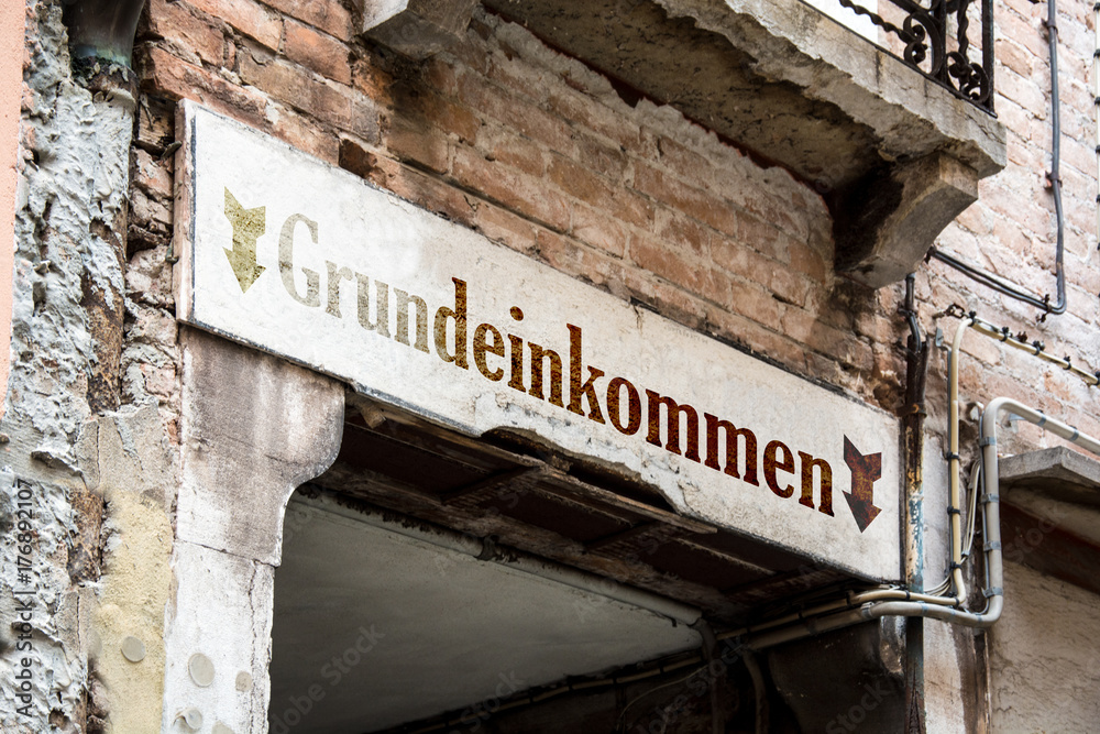 Schild 226 - Grundeinkommen