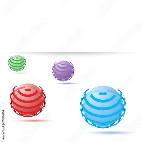 3D icon ball