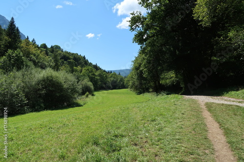 Paysage de montagne en Savoie