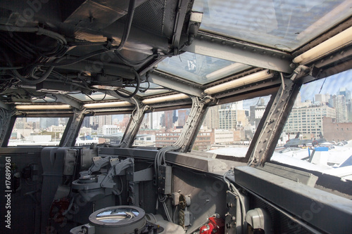 Wallpaper Mural An interior of an aircraft carrier  and its cockpit Torontodigital.ca