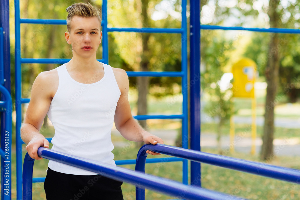 Obraz premium Workout sportsman