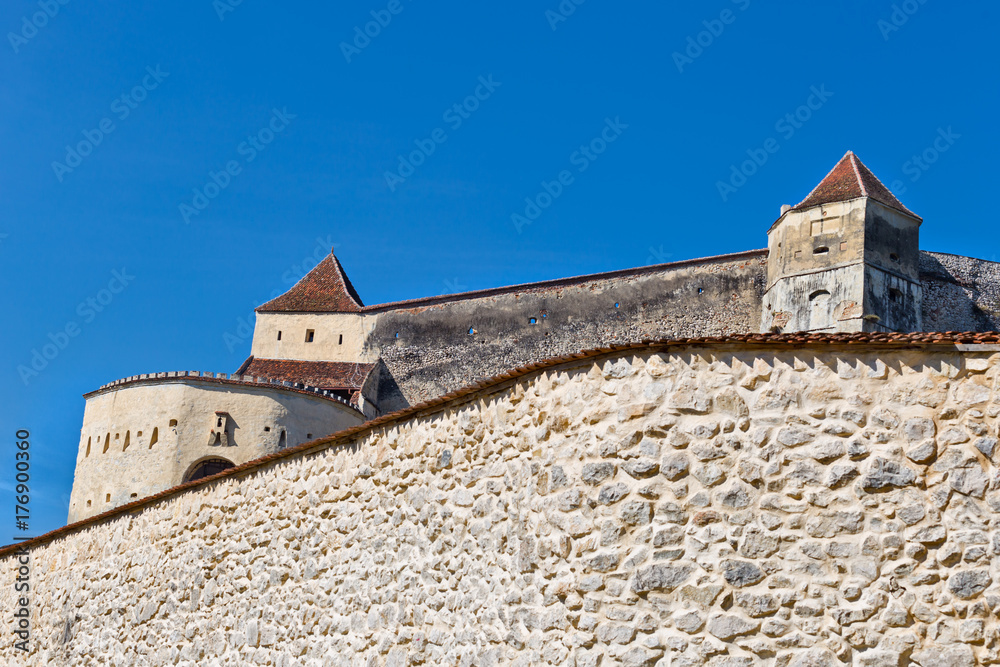 Rasnov citadel in Brasov Romania