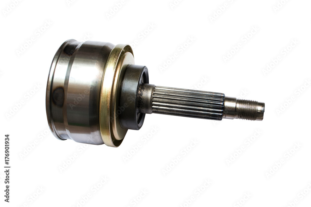 constant-velocity joint on isolated white background constant-velocity joint on isolated white background