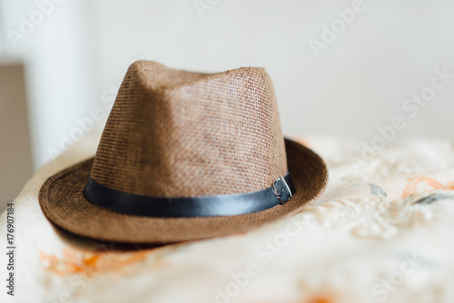 hat for the groom