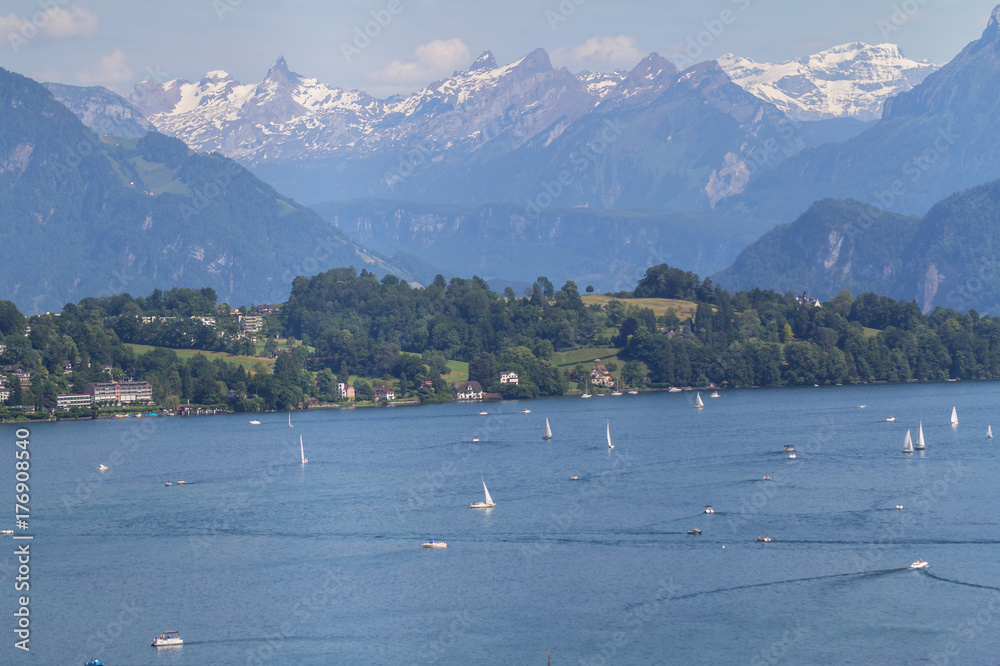 Lucerne lake, Switzerland