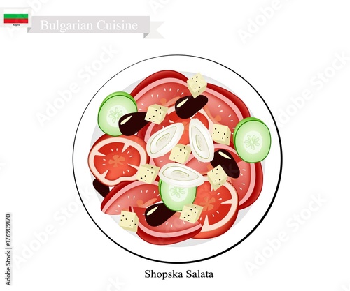 Shopska Salata, A Popular Dish of Bulgaria
