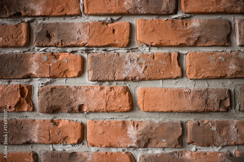  decorative background of brick wall with cement