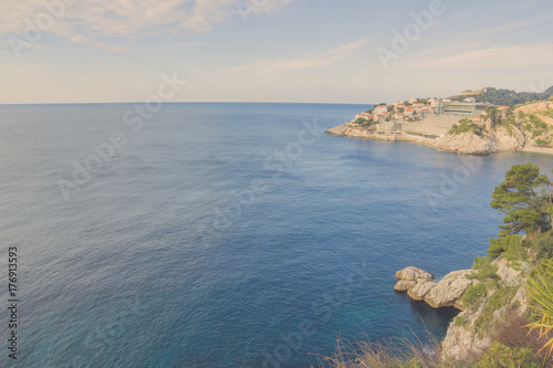 View of The Blue Sea Against The Sky, Dubrovnik