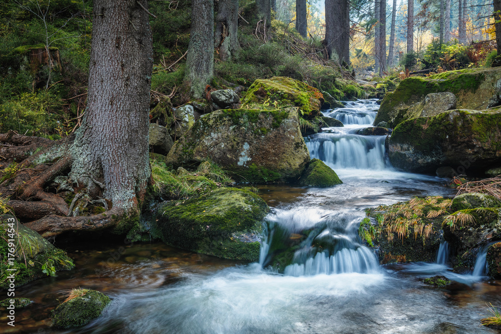 Waterfall Krkonose - Czech republic