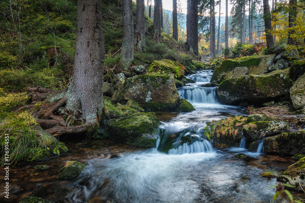 Waterfall Krkonose - Czech republic