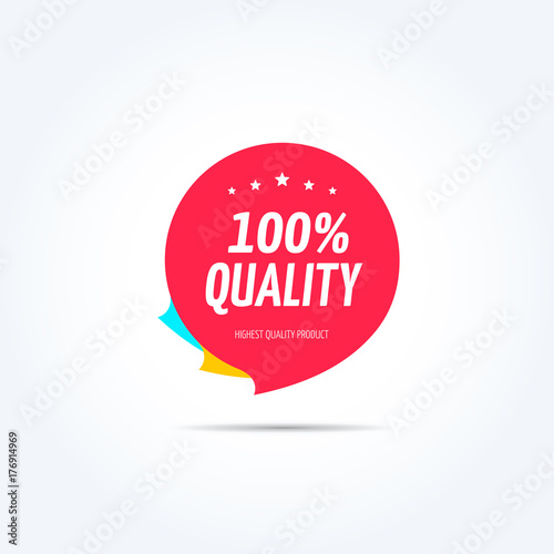 100% Quality Tag