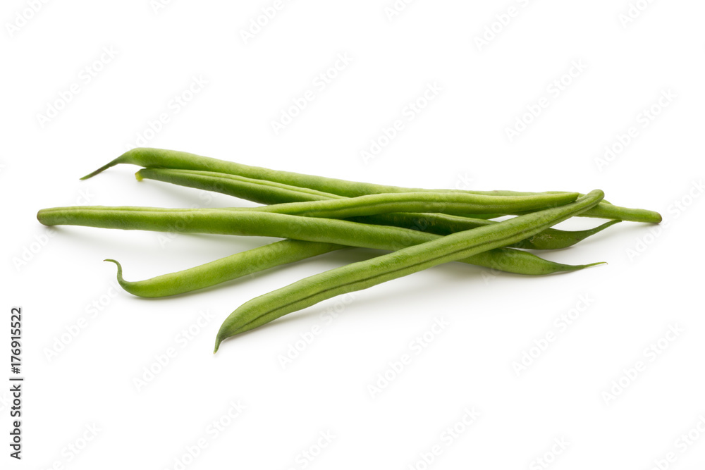 Green beans isolated on a white background. Green beans isolated on a white background.
