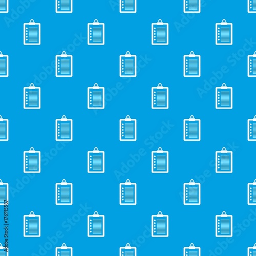To do list pattern seamless blue