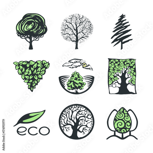 Tree logo collection
