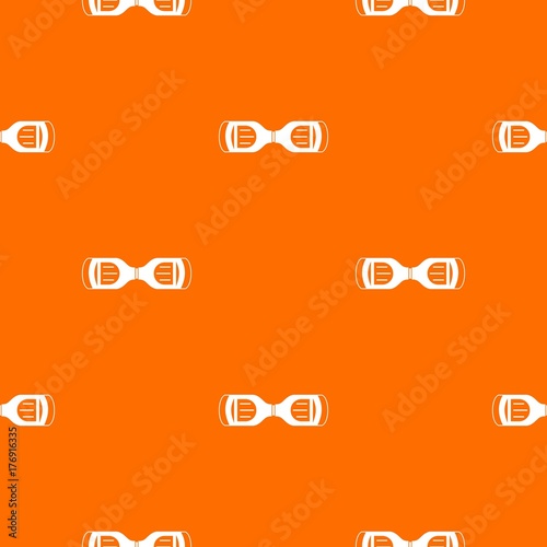Hoverboard gyro pod top view pattern seamless