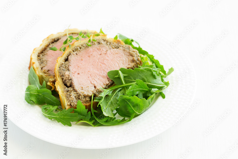 Homemade Christmas Beef Wellington with a Pastry Crust Homemade Christmas Beef Wellington with a Pastry Crust