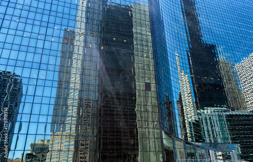 Skyscraper Reflections in Chicago
