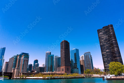 Downtown Chicago from Lake Michigan