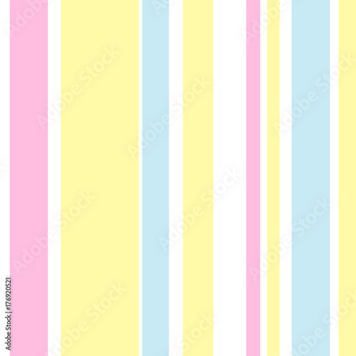 Striped pattern. Seamless multicolored texture. Abstract geometric wallpaper of the surface. Pastel light colors