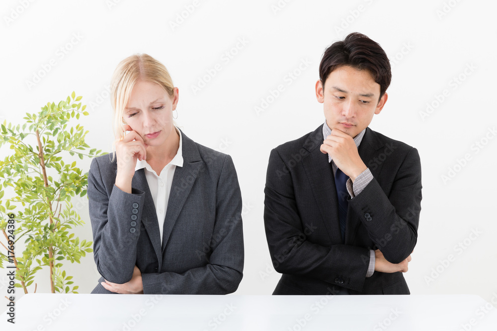 grobal businessgroup on white background