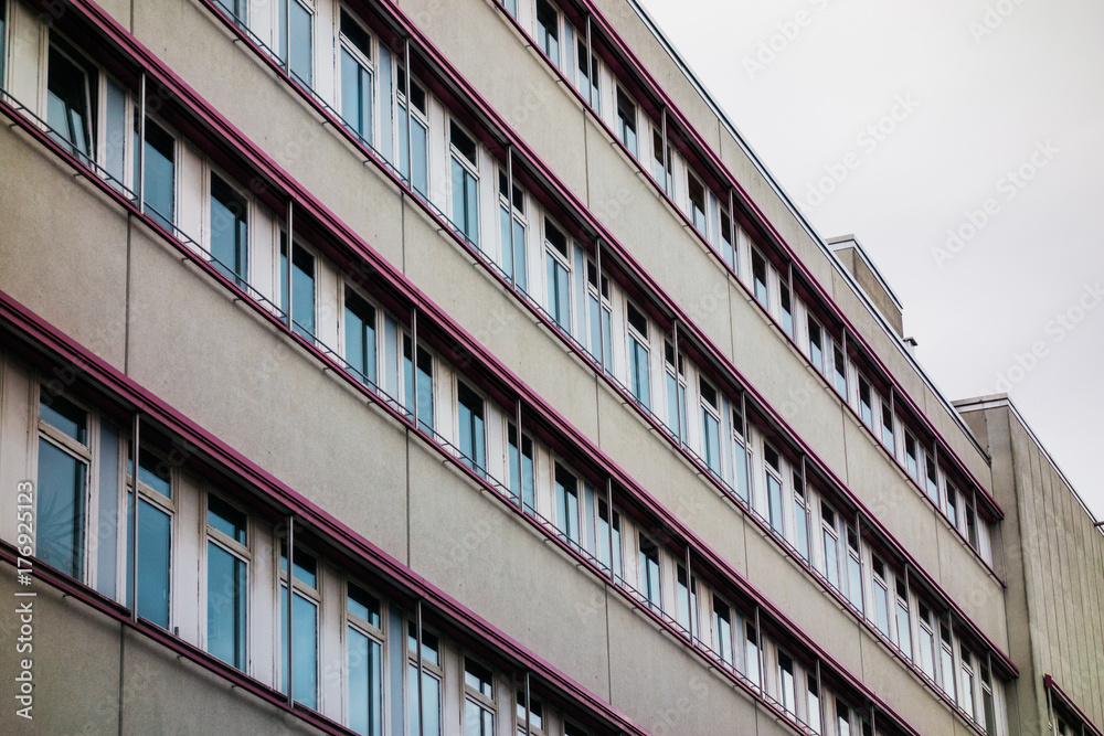 Obraz premium facade of old office building