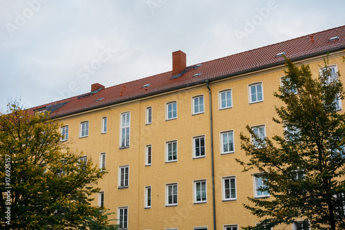 typical industrial apartment building