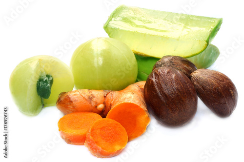 A combination of ayurvedic fruits photo