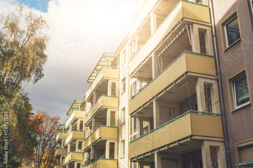 typical berlin plattenbau apartment building