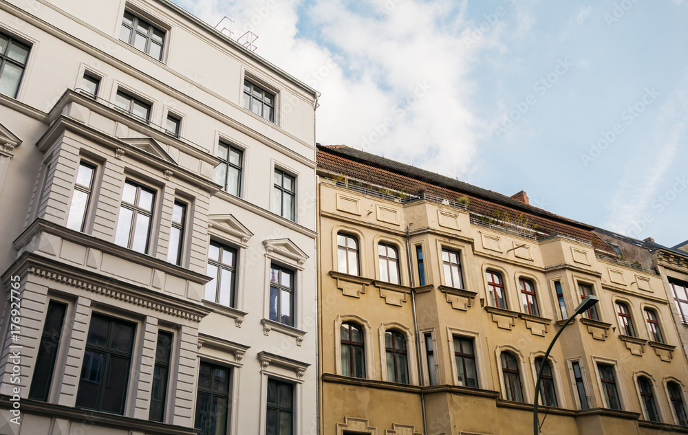 beautiful residential houses in berlin, mitte