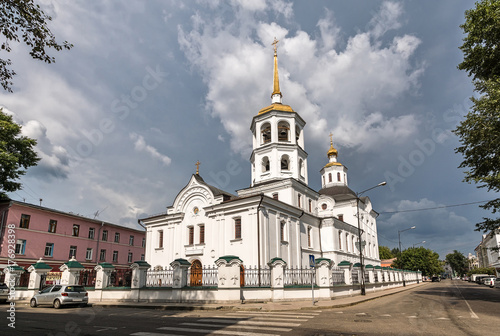 Kharlampievsky Mihajlo-Aleksandrovsky temple in the Irkutsk city