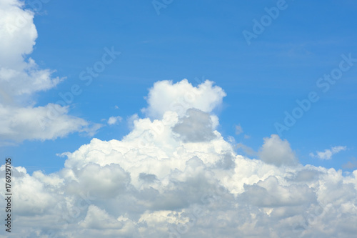 Blue sky with clouds