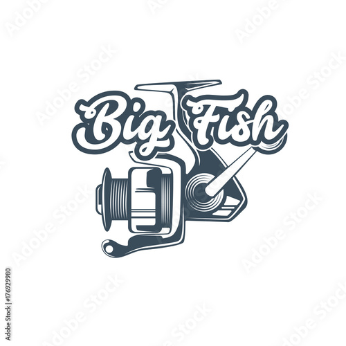Fishing badge template
