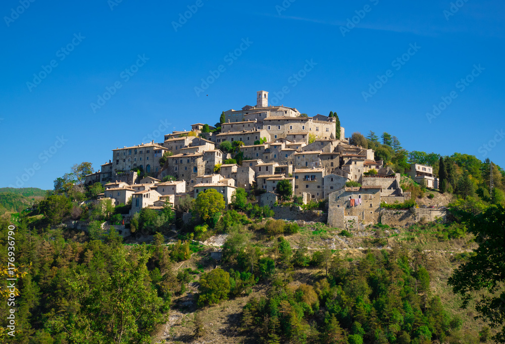 Labro (Italy) - In province of Rieti, Labro is a very nice little medieval stone town over the Piediluco lake, in Lazio region, the border with Umbria region Labro (Italy) - In province of Rieti, Labro is a very nice little medieval stone town over the Piediluco lake, in Lazio region, the border with Umbria region