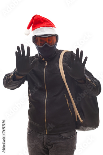 Santa claus burglar