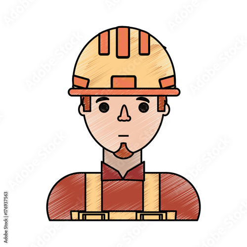 working man vector illustration