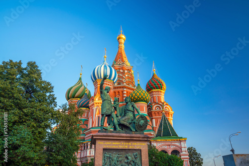 Basil's cathedral at Red square in Moscow