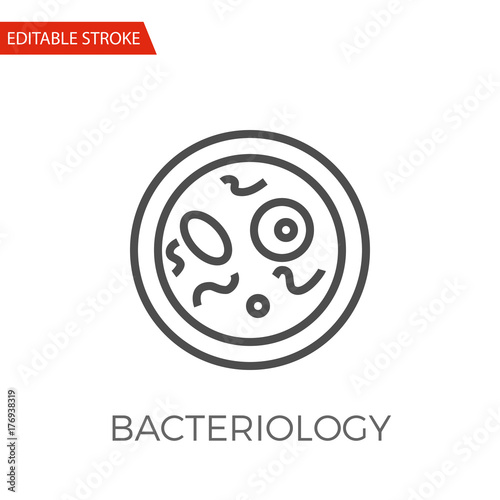 Bacteriology Vector Icon