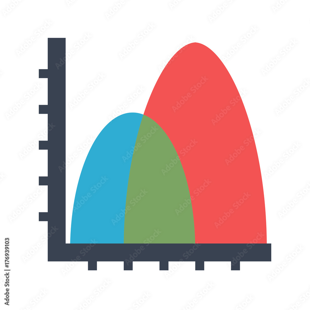 Diagram Area Flat Vector Icon Diagram Area Flat Vector Icon