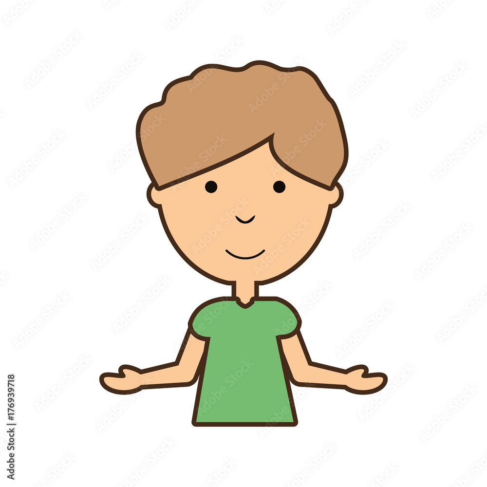 cartoon boy icon