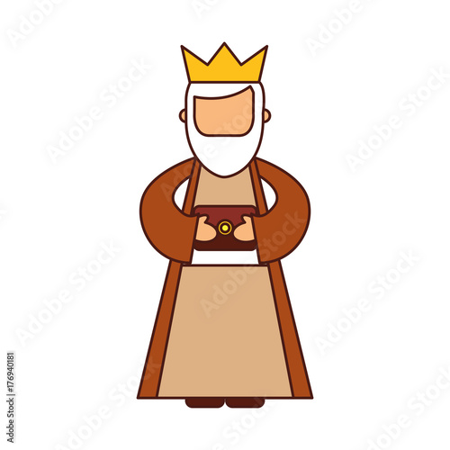 manger wise king christmas celebration bring presents to jesus