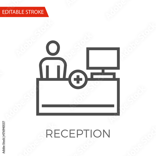 Reception Vector Icon