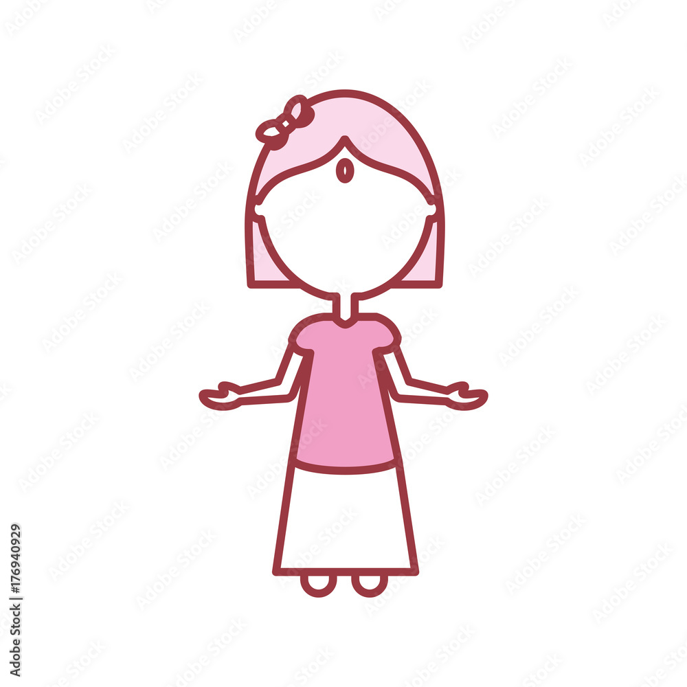 avatar girl icon over white background colorful design vector illustration avatar girl icon over white background colorful design vector illustration
